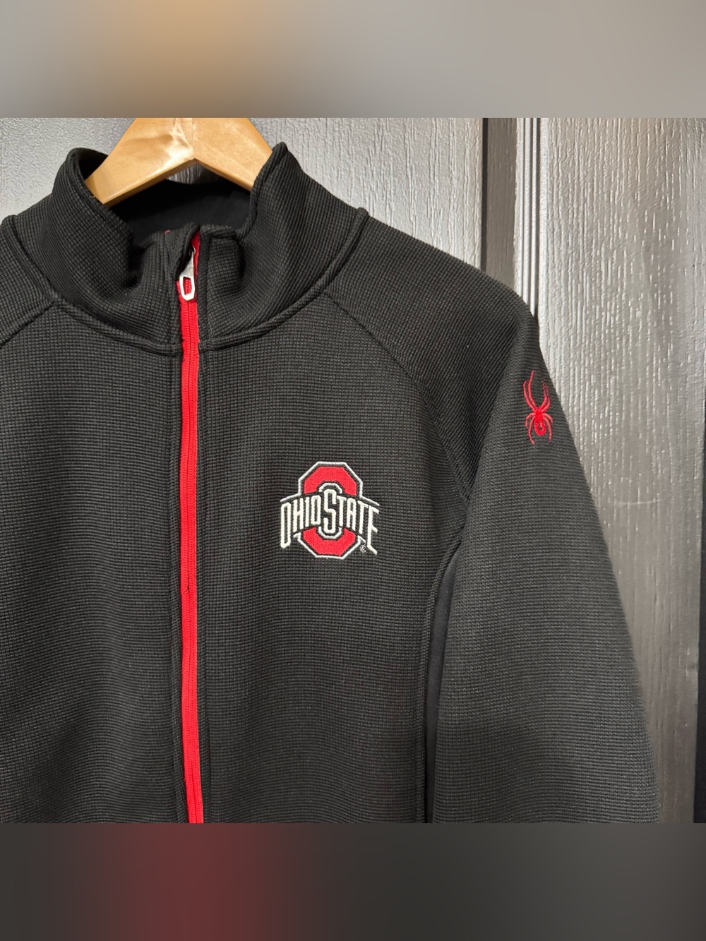 Spyder Ohio State Buckeyes Fleece Full Zip Jacket Men’s M Like New O-H! - I-O!